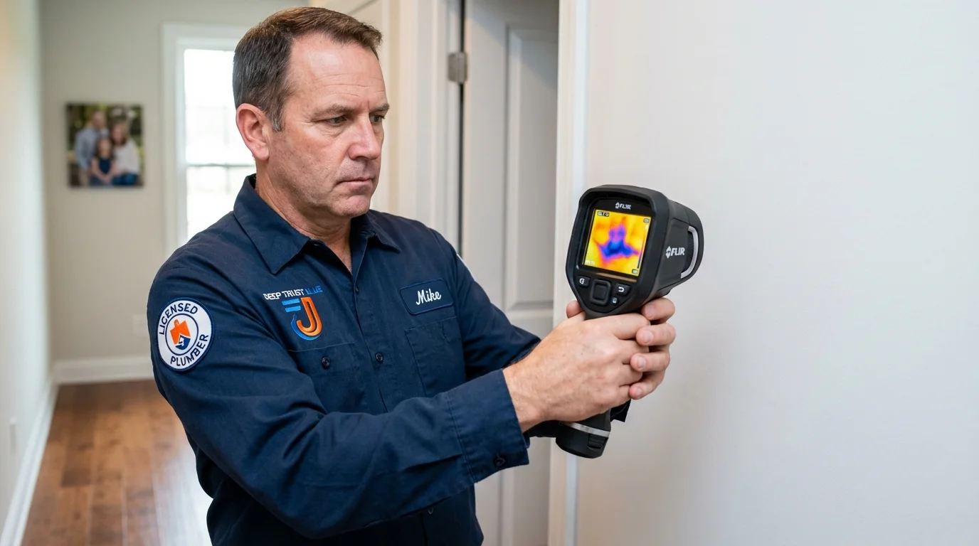Thermal imaging leak detection by Johns Plumbing LLC in Waitsburg
